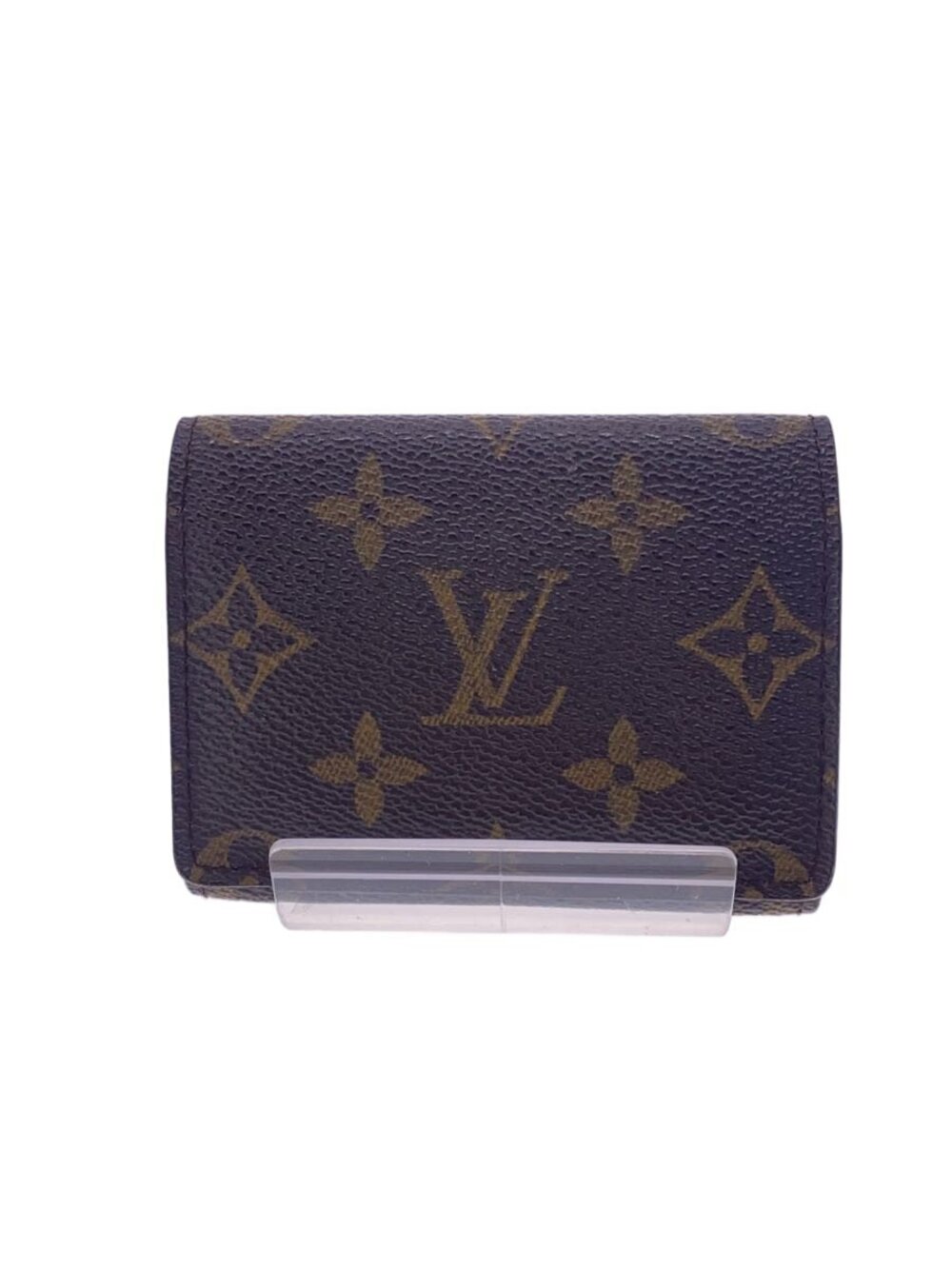 LOUIS VUITTON Envelope Wallet Carte de Visite Monogram Canvas Brown